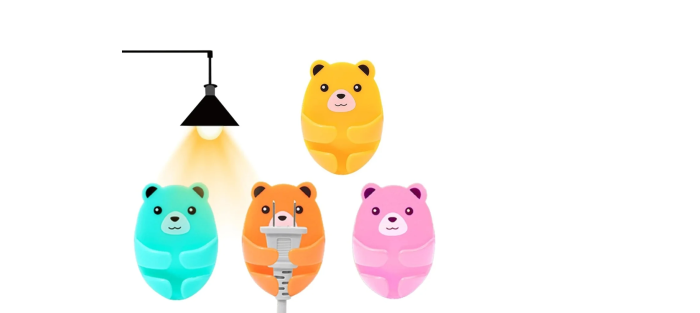 Cute Bear Plug Hook Wall Hooks image 3