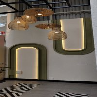 Luxury Balcony with Wooden Flooring & Custom Backdrop