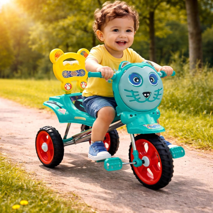 POLO Kids Tricycle with Front Basket 3 Wheel Cycle image 3