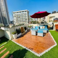 Terrace Garden with Pergola