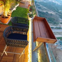 Balcony Makeover with Bar Setup, Lighting and Outdoor Sitting